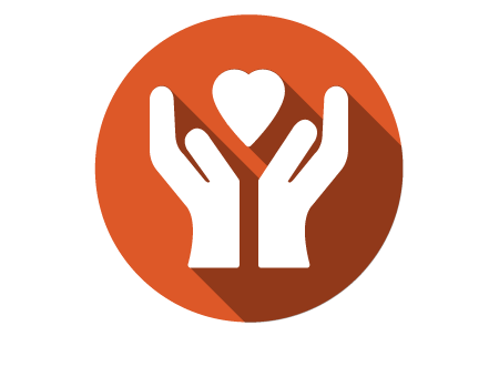 Hands Holding Heart Icon