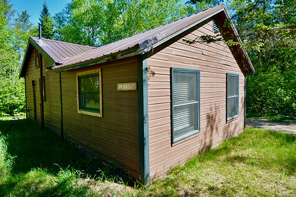 Pegasus cabin at Camp Northern Lights