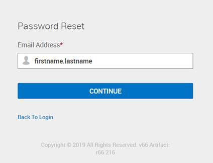 Password Reset