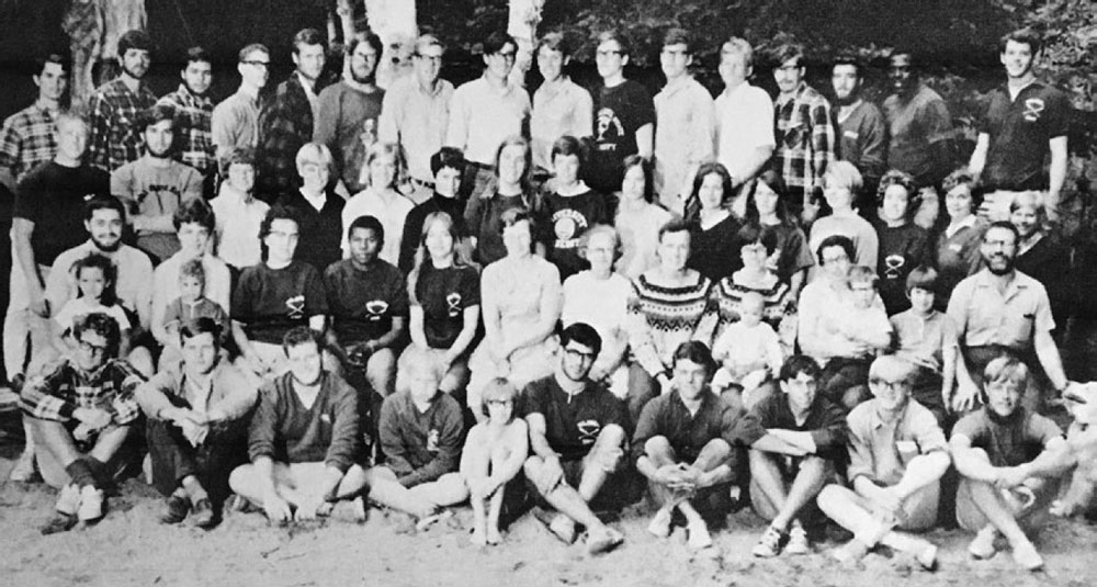 YMCA Camp Widjiwagan staff in 1967