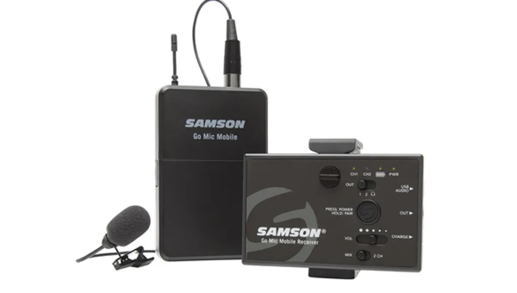 Samson Go Mic Mobile Digital Wireless System with Lavalier and Belt Pack Transmitter
