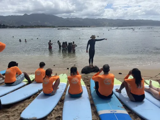 Hawaii impact trip surfing